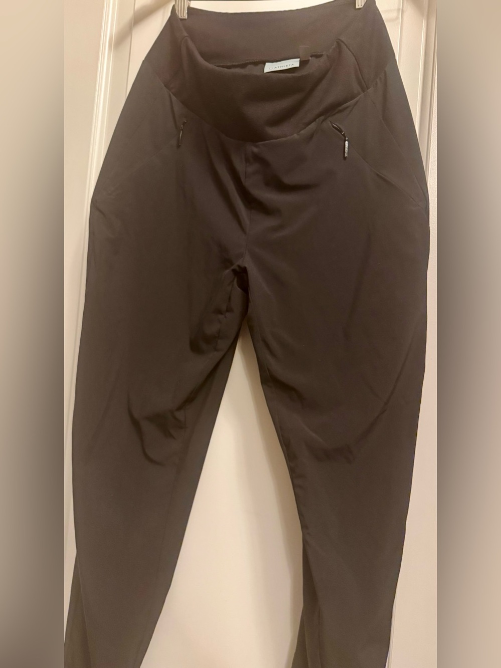 Athleta Lined SoHo Jogger Pants Black Size 2